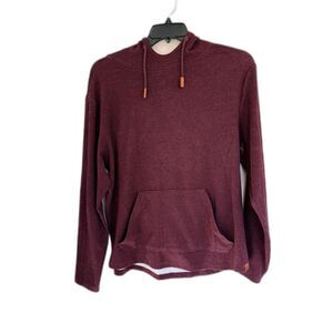 Fundamental Coast Andy Hoodie XL Maroon Super Soft‎ Beach Lifestyle Pullover